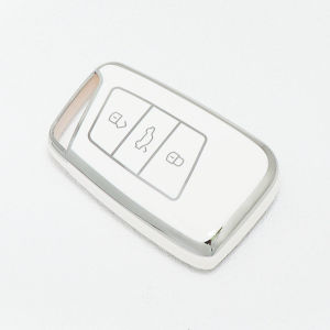 3 Buttons TPU Auto Fob Shell Holder Keyless Protector Remote Car Key Case Cover For VW PASSAT B8 Skoda Kodiaq Superb A7
