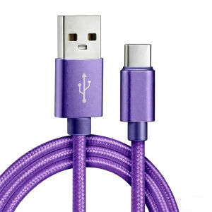 Cáp Sạc Nhanh Đa Cổng Bện Nylon Cho iPhone Android Huawei - Dây Sạc Điện Thoại Đa Năng Micro USB & Type C