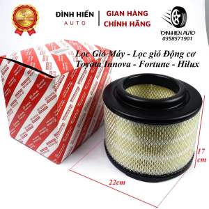 Lọc gió động cơ Innova (2003-2016) Fortuner (2003-2015) Hilux (2003-2015) (Mã: 178010C010/17801YZZA1)
