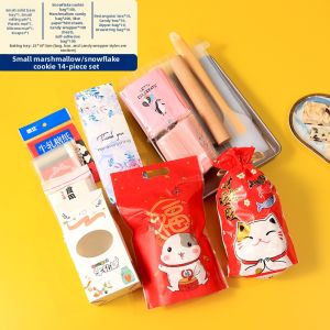 DOLO DAKING | Large Non-stick Snowflake Candy Mould Cooling Shaping Set