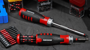 GEINXURN 12-IN-1 Multifunction Ratcheting Screwdriver Set with 12 Bits Pemutar Skru Ratchet Multi-Bit Tools
