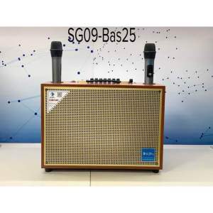 Loa bluetooth chính hãng azpro sg09 kèm 2 mic bảo hành 12tháng  ship toàn quốc