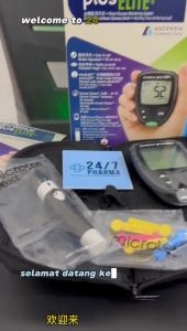 (Malaysia Lifetime Warranty) Ascensia Contour Plus Elite Starter Kit Glucose Meter Blood Machine Bayer Contor 拜耳拜安进血糖试 Glukosa