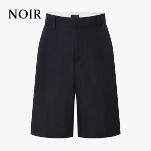 MO&Co. | Linen Ramie Wool Blend Shorts