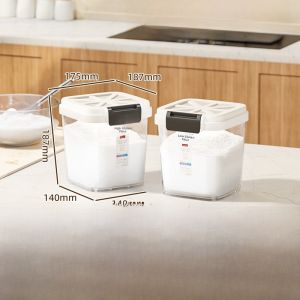 Commercial Grade Flour Storage Container Baking Specialized Food Level Starch Storage Box Home Sealed Moisture Proof Kitchen Utensil