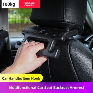 Car Rear Seat Safety Handle for Elderly Multi-Functional Vehicle Seat Hook Interior Elderly Security Grab Bar on And off Car