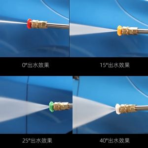 Set 5 Pcs Washer Spray Nozzle Quick Connect Spray Nozzle 1/4" Konektor Jet Spray Car Pressure Washer Accessory