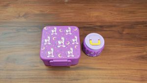 1 Set Bento Lunch Box for Kids with 8oz Insulated Vacuum Food Jar Food Containers for School Microwave & Dishwasher Safe