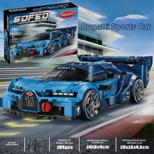 Bugatti Vision GT Car Building Block Toy