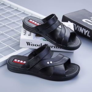 Mens Summer Rubber Sole Slip-Resistant Sandals