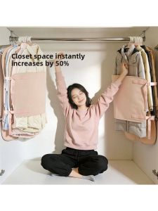 FUSHIXIONG | Dustproof Hanging Storage Bag Foldable Clothes Compression Organizer