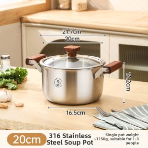 YIYIPAI | Multipurpose Stainless Steel 316L Pan