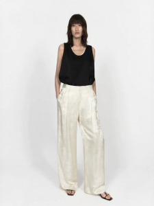 edition | Oriental Jacquard Silk Blend Trousers