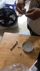 [QUÀ TẶNG KHÔNG BÁN] 1 Bộ nút siết dây treo Hạt siết đế đèn thả ốp trần nhà màu trắng nhựa trong cao cấp Cách lắp đế đèn ốp trần -Combosett