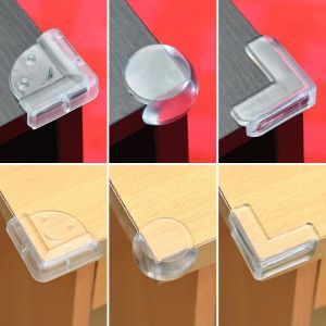 Soft Silicone Anti-Collision Corner Pad Transparent Furniture Sharp Edge Protector Safety Bumper for Table and Home Cabinet