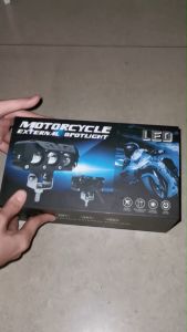 Lampu tembak sorot SQL 3 mata LED laser gun hi low