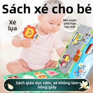 ZHENMIAO | Sách Vải Cho Bé Yên Tĩnh Chống Xé Đồ Chơi Mọc Răng Thân thiện 6-12 Tháng