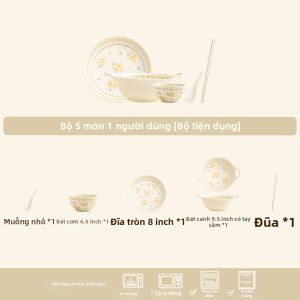 JINJIE | Bộ Dụng Cụ Bàn Ăn Gốm Mới