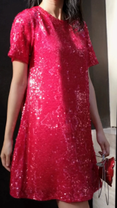 Đầm kim sa ngắn | Mauve Holly dress