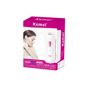 Kemei | Máy Cạo Lông Điện Kemei KM-290R Dành Cho Nữ Sạc USB Loại Bỏ Lông Tỉa Lông Vùng Nách Chân Bikini Lưỡi Dao Bằng Thép Không Gỉ