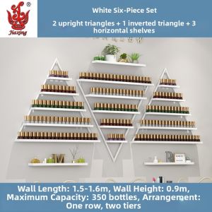 Triangular Wall-mounted Nail Polish Display Rack