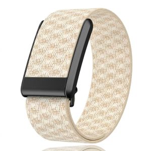 Dây Đeo Dệt Kim Cashmere Cho Dây Đeo WHOOP 5.0 Thể Thao Thoáng Khí Màu Xanh Ô Liu/xanh Hồ Khung Kim Loại Tương Thích Với Vòng Đeo Tay WHOOP MG