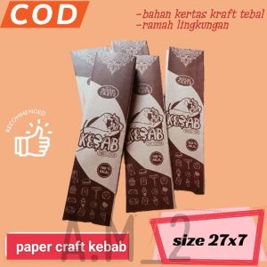 bungkus kebab murah 27x7 isi 100