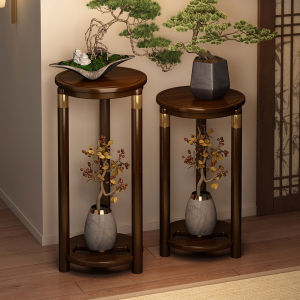 WANGXINGHEYUE | Indoor Real Wood Flower Stand