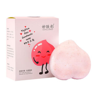 Butt soap to remove melanin white PP soap brushed face wash to turn white and pink handmade soap with peach and beautiful buttocks soap