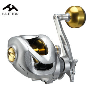 HAUT TON YL200 Metal Baitcasting Reels 6.3:1 High Speed Gear Ratio 12KG Max Drag Perfect For Freshwater & Saltwater Fishing