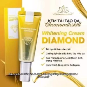 Kem tái tạo kim cương Chamomileskill - Whitening cream Diamond giúp sáng da mờ nám và căng bóng mịn da.