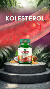 Tazakka Vicoma - Kapsul VCO Minyak Kelapa Murni Bantu Turunkan Kolesterol & Sehatkan Jantung Secara Alami