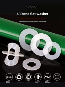 Ultra-Thin round Silicone Rubber Washer Thickened Plastic Sealed Waterproof Screw Pad Circle Durable Hardware Fastener Ring