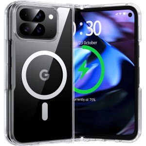 for Google Pixel 10 Pro Fold Case 2025[Compatible With Magsafe] Slim Clear Hard Anti Yellowing Rugged TPU One-piece Shockproof Protective Phone Case for Pixel 10 Pro Fold Cover