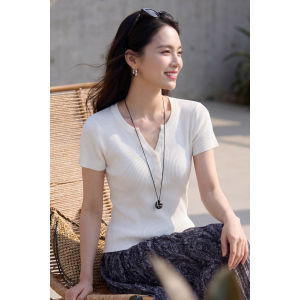Misoshine | Soft Touch Round Neck Thin Slim-fit Tshirt