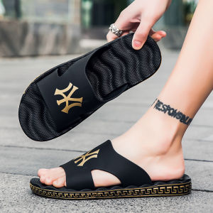 Cadrv Kilry Mens Summer Outdoor Slip-On Anti-Slip Sandals Large Size 46 Sports Beach Slippers Comfortable Breathable Slip-On Shoes