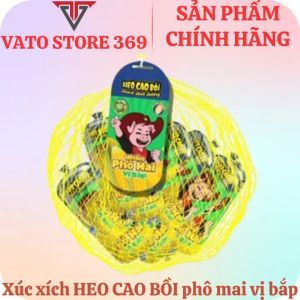 Xúc xích HEO CAO BỒI nhân phô mai vị bắp cây 32g
