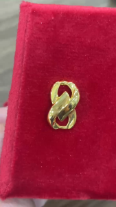 Poh Heng Jewellery 22K Infinity Earrings in Yellow Gold[Price By Weight]