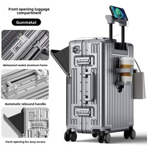 JUPITER FLY | Aluminum Frame Luggage with 360-Degree Wheels and Password Lock