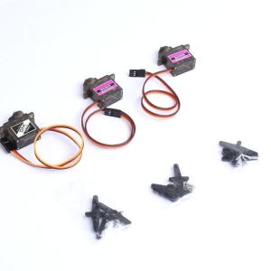 diymore | MG90S All Metal Gear 9G Servo SG90 Upgraded Version for RC Helicopter Plane Boat Car Trex 450 RC Robot Micro Servo