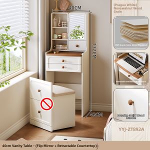 ZUNTONGGE | Multi-functional Luxury Dressing Table 40cm
