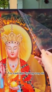 Tranh phật địa tạng vương bồ tát treo tường tráng gương