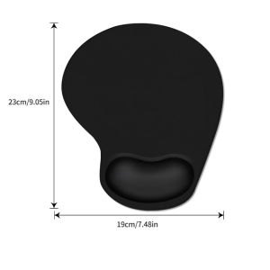 Mouse Pad with EVA Wrist Rest Support EVA Table Mouse Cushion for Office Relieve Stress Wrist Support Computer Mouse Pad Pain