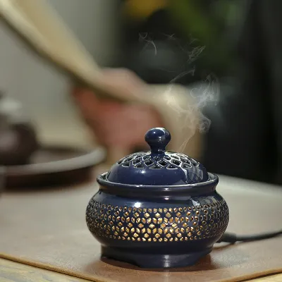 SHUTAO | Aromatherapy Timer Temperature Adjustable Electric Incense Burner