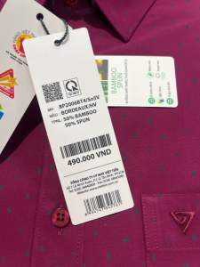(8P2006)Áo so mi viettien ngắn tay lai ngang )Regular fit ( hơi ôm )