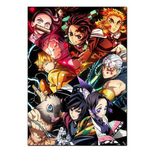 Kayou | 5D DIY Flame Breath Anime Figure Diamond Painting Demon Slayer Creative Character Handmade Art Exquisite Creative Gift