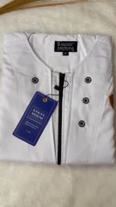 Jubah Gamis Pria Resleting Kawan Muslim Lengan Pendek Bahan Katun Toyobo Premium
