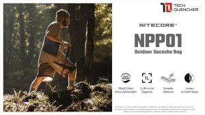 Nitecore NPP01 Sacoche Sling Bag - 1 Liter - 50 grams - Lightweight - Water Resistant - Outdoor