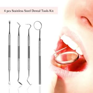 Dearbeauty | Bộ Dụng Cụ Nha Khoa: Gương Soi Răng Dụng Cụ Lấy Cao Răng Hình Liềm Dụng Cụ Lấy Cao Răng Thìa Nha Khoa Dụng Cụ Chăm Sóc Răng Miệng Bằng Kim Loại Dành Cho Nha Sĩ Thiết Bị Phòng Thí Nghiệm Nha Khoa Chuyên Nghiệp