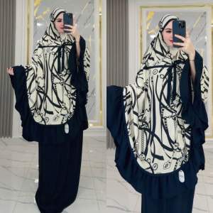 READY Mukena Pita Rayon Premium Motif Mix Twill 2025 Kekinian // Mukena Muslim Wanita Dewasa Jumbo Lebaran